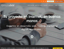 Tablet Screenshot of formulaclick.com